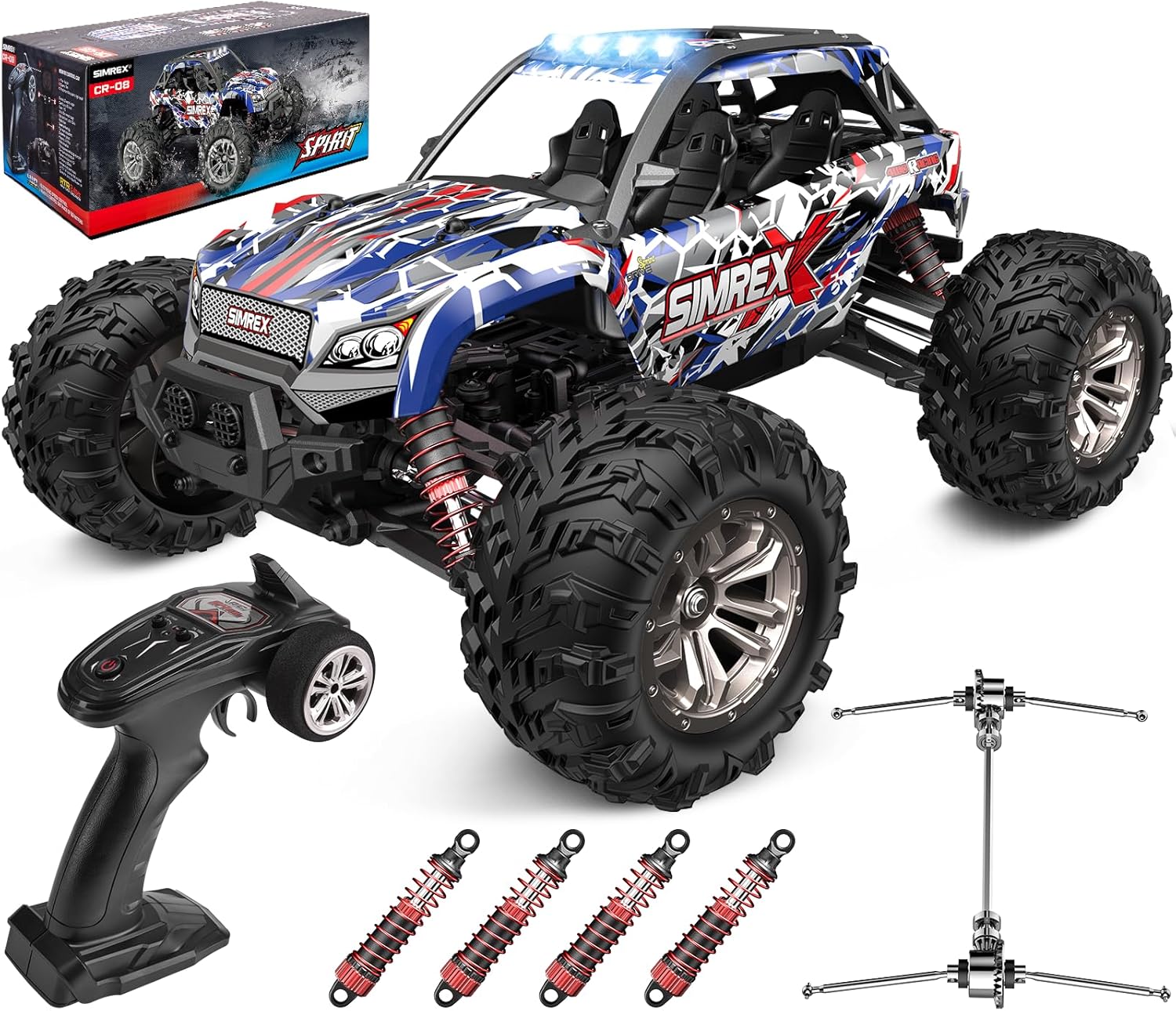 1/16 Scale Hobby Grade 4WD Rem - Rc Hobby Grade Monster Truck 评论和价格