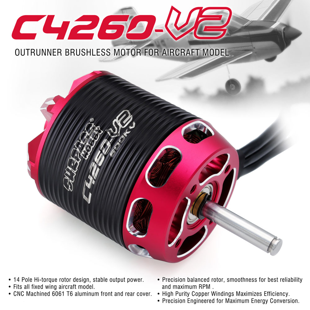 SURPASS HOBBY C4240 750KV/850K - Rc Hobby Motor 评论和价格